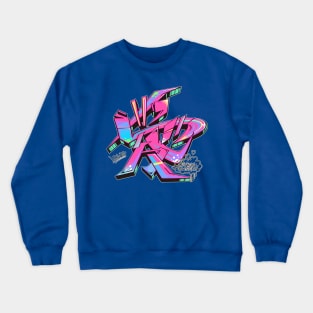 Japanese KANJI Graffiti AI (Future Pink) Crewneck Sweatshirt